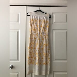 Vintage Yellow Flower Sundress